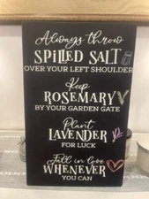 FARMHOUSE,HOME DECOR,HANDPAINTED,RUSTIC SIGN - FALL IN LOVE WHENEVER YOU CAN