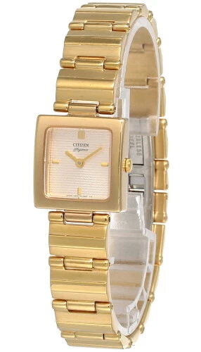 Citizen Gold Dial Stainless steel Women's Watch EK4642-53P -Store Display