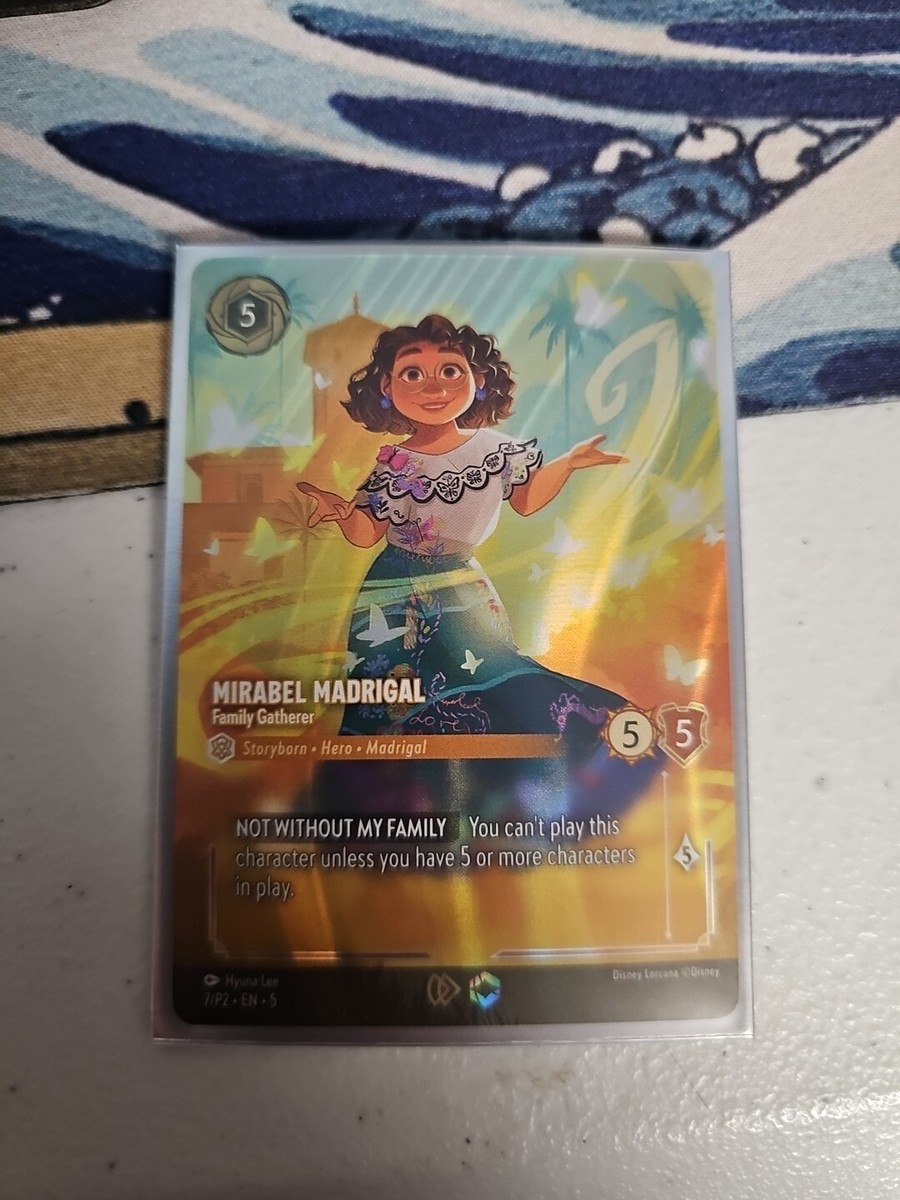Mirabel Madrigal Family Gatherer Lorcana Enchanted Store Championship Card  7/P2