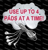 Omron Hv-f123/hv-f124/hv-f125/hv-f126 Compatible Cable W/10 Electrotherapy Pads Omron Hv-f123/hv-f124/hv-f125/hv-f126 Compatible Cable W/10 Electrotherapy Pads