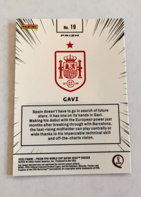2022 Panini Prizm World Cup Manga Gavi Rookie Case Hit | eBay