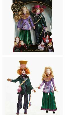 Alice Through The Looking Glass Doll, Alice and Mad Hatter New