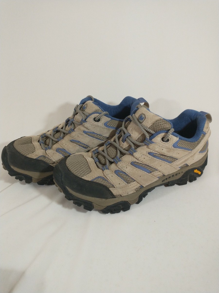 Merrell Moab Ventilator Hiking Performance Shoes Women's Size Purple  Tan