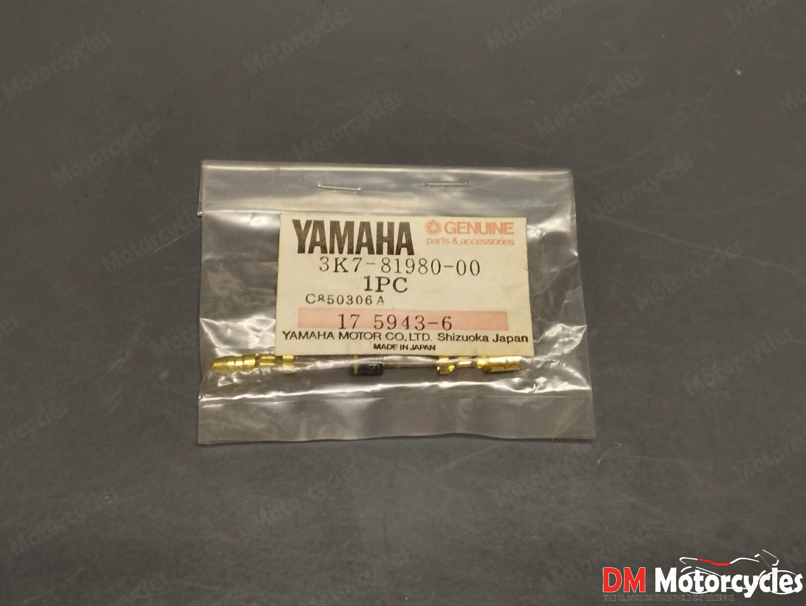 NOS Yamaha BRAND Diode ASSY Pw50 Y80 Xt600 3k7-81980-00 for sale  