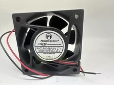PELKO Motors R6025M05BPLP1 7 6025 DC05V 0.42A 6CM 2-Wire Dual Ball Cooling Fan
