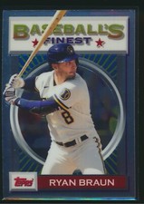 2020 Topps Baseball's Finest Flashbacks #181 Ryan Braun Brewers