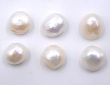 Natural Fresh Water Pearl Fancy Cab Loose Gemstone 48 Cts 6 Pcs Mix Size P-3020