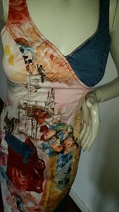 Robe Fleurie Vintage Taille M (T38) - Blanc - Neuf Sans étiquettes