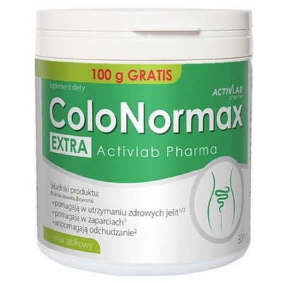 Activlab Pharma ColoNormax Extra Pulver 300g Flohsamenschalen Inulin Darm Apfel