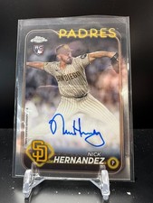 CZ967 - 2024 Topps Chrome - Rookie Autographs Nick Hernandez #RA-NH (AU, RC)