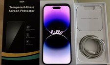 Apple iPhone 14 Pro – 256GB – Deep Purple – Unlocked – Excellent Condition 