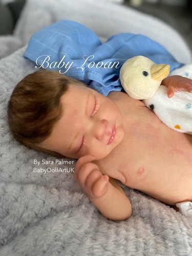 Reborn Baby Boy Doll Lovan by Cassie Love Brace LTD COA 107/900 By Sara Palmer - Picture 23 of 24