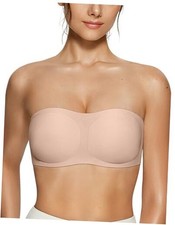 Women's Wireless Strapless Bras Push Up Non-Slip Bandeau Bra Seamless Tube