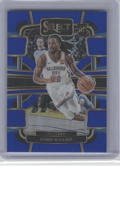 2023-24 Panini Select #88 Cason Wallace Blue Prizms B18R1C114