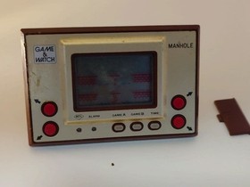 Nintendo Game and Watch Manhole MH-06 1981 Vintage Handheld Japan For Parts