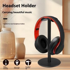 Ergonomic Headsets Stand with NonSlip Base Desktop Rack for Earphones Storage
