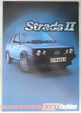 Fiat Strada Ii Accessories Brochure C.1984