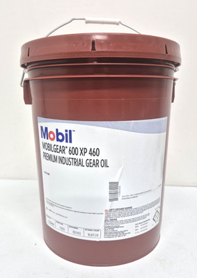 Mobil 110352 Gear Oil MOBILGEAR 600 XP 460 Iso Viscosity, Brown 5 Gal Pail