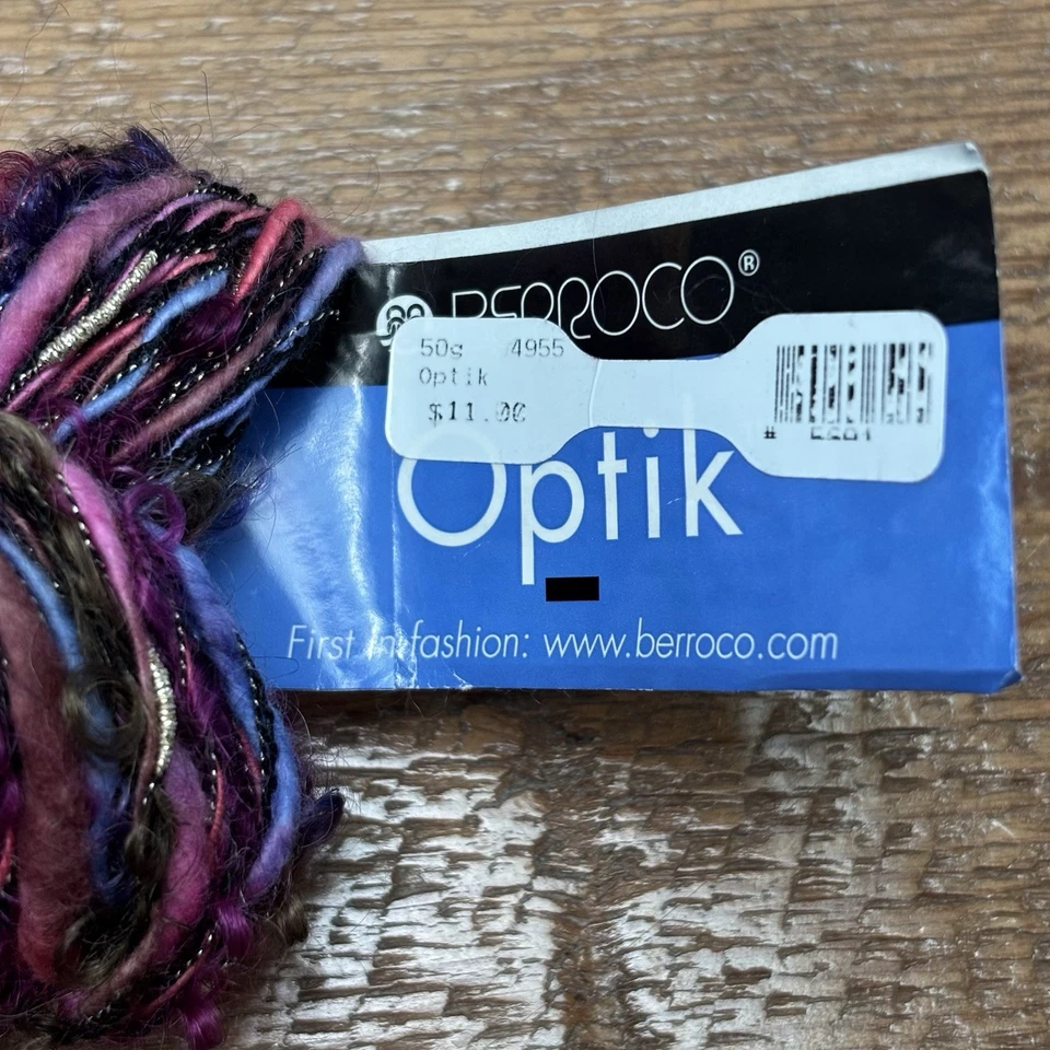 Hilo Óptico Berroco Color 4955 87 Yardas Hecho en Francia Multicolor Foto 2 de 4