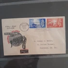 1948 FDC. CHANNEL ISLANDS LIBERATION GUERNSEY WAVY LINE POSTMARK.