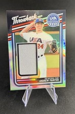 2026 Panini Stars & Stripes Prizm Throwback Jersey SILVER HOLO ANDREW PAINTER SP