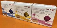 SET of 3 New GENUINE OEM XEROX 8570 ColorQube SOLID INK SET 108R00947 YMC
