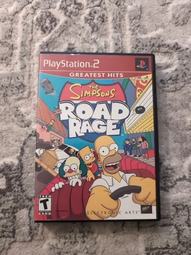 The Simpsons Road Rage Greatest Hits PS2 CIB Tested