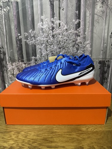 NIKE LEGEND 10 PRO FG FOOTBALL BOOTS BLUE MENS SIZE UK 9 EUR 44 DV4333-400 - 第 5/10 張圖片