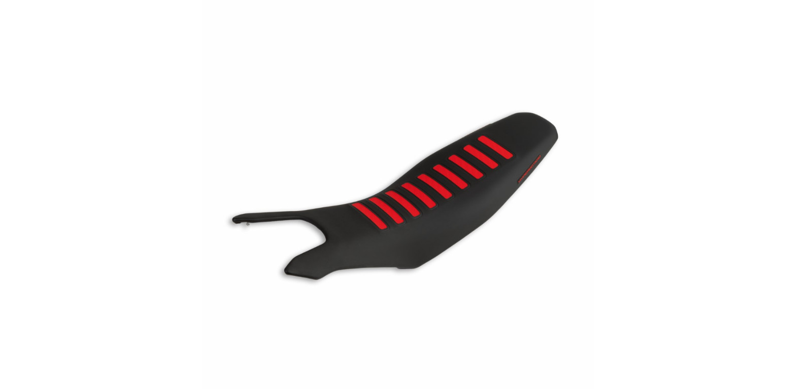 Selle sport Ducati Hypermotard 698 en finition premium et surpiqûres rouges