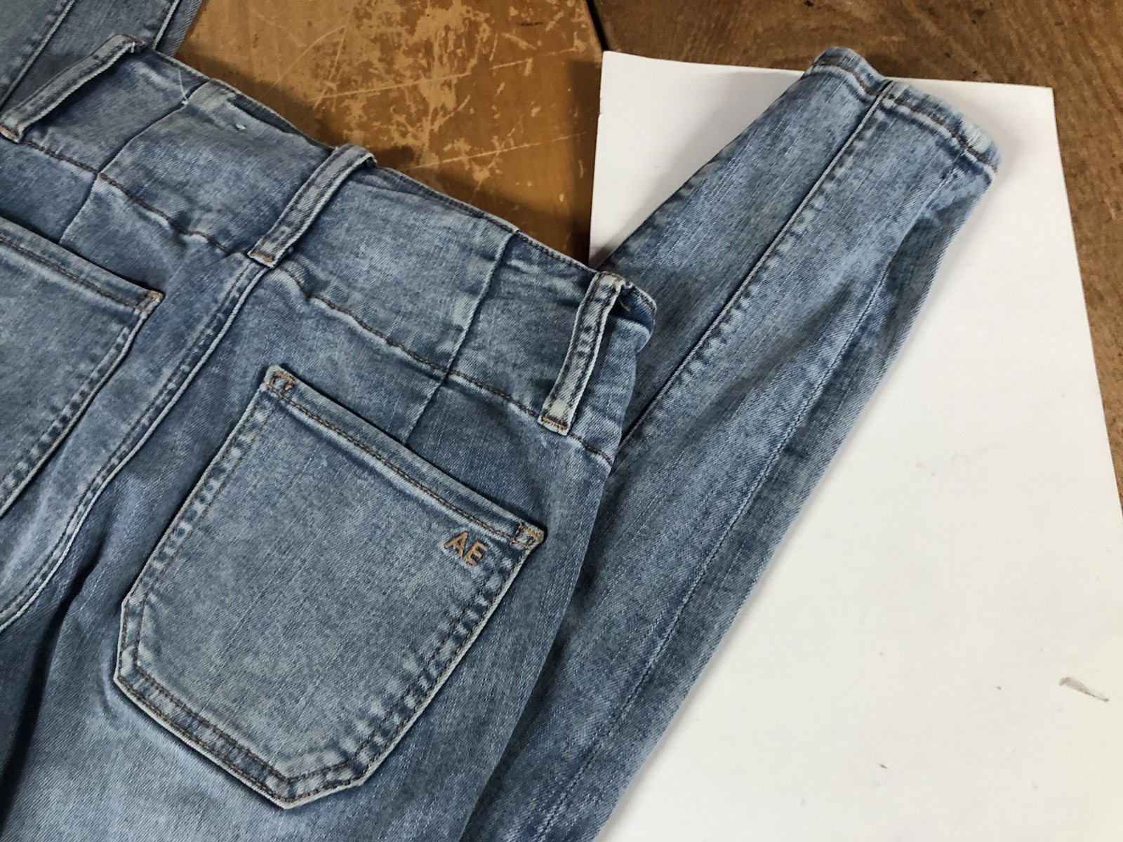 American Eagle FRONT SEAM PATCH POCKET Super Hi-R… - image 3