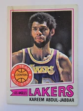 1977-78 Topps - Kareem Abdul-Jabbar #1 White Back