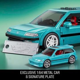 Mattel Brick Shop Hot Wheels Speed Series Custom '90 Honda Civic EF Building Set