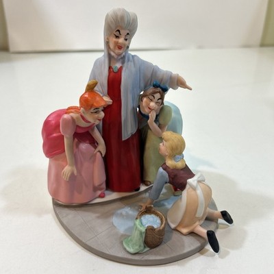 Vintage Disney Cinderella Figurine Lady Tremaine Stepsisters Heros & Villains