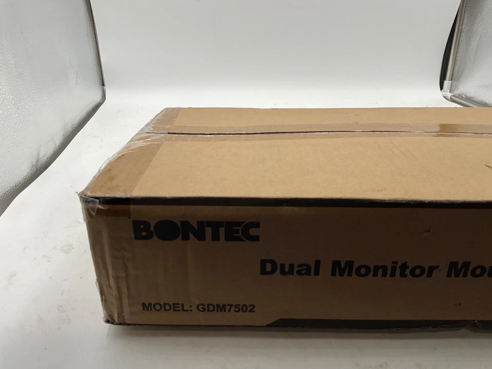 DUAL ARM MONITOR DESK MOUNT BRACKET SPRING ASSITED FULL MOTION FOR 17-32" SCREEN - Image 2 of 3