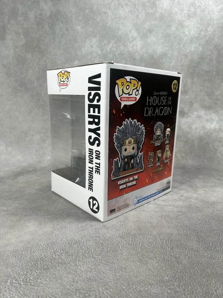 Funko Pop! - House Of The Dragon - Viserys On The Iron Throne #12 - Novo em folha 🔥 - Imagem 4 de 4