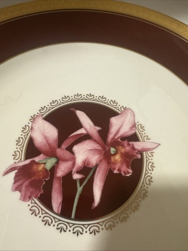 Orchid Royal China Dessert /Salad Plate - Picture 2 of 7