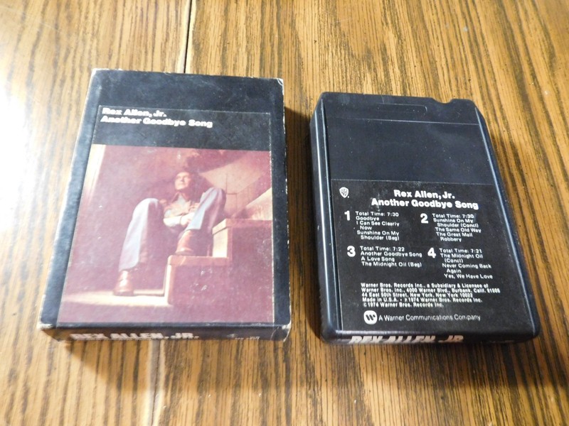 Rex Allen Jr. Vintage 8 Track Tape 1974
