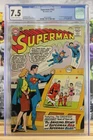 Superman #162 ~ 7/1963 ~ CGC Grade 7.5, Off-White to White Pages ~ New Slab!!