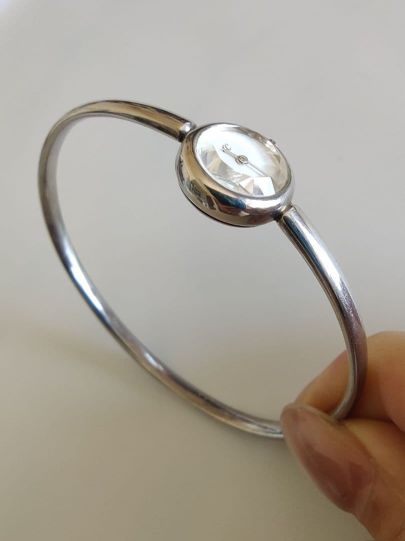 4℃ 925 Bangle Quartz Watch White Dial image 6