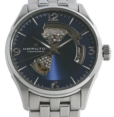 HAMILTON Jazzmaster Open Heart H32705141 H327050 Automatic Blue Dial Men's Watch