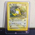 Raichu 14/102 Pokemon Base Set Holo Rare Unlimited