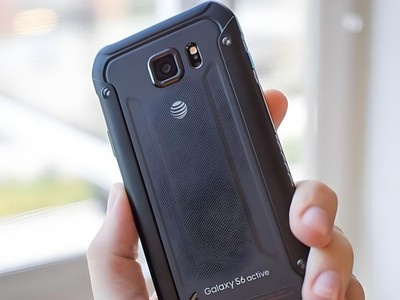Original Samsung Galaxy S6 Active G890A 32GB Black AT&T Good Cellphone Android 