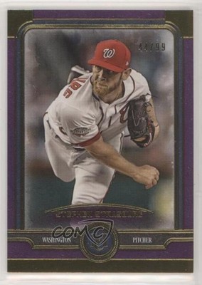 2019 Topps Museum Collection Amethyst 44/99 Stephen Strasburg #97 0e1