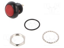 ON-(OFF) 0,5A/48VAC Pos: 2 SPST-NC 0,2A/50VDC Schalter: Druck