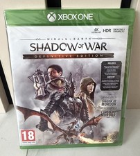 Image of Middle Earth Shadow Of War Definitive Edition Xbox One NEW