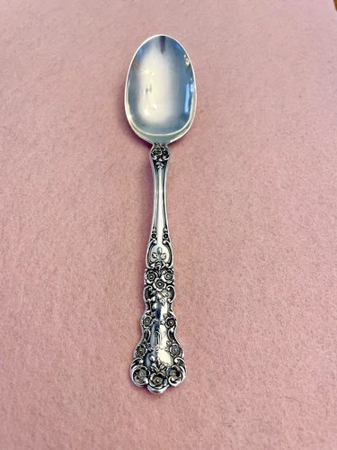 BUTTERCUP TEASPOON BY GORHAM STERLING SILVER MONOGRAMED