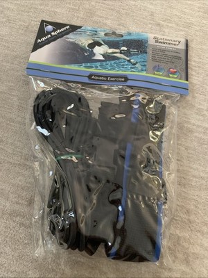 NEW Aqua Sphere STATIONARY SWIMMER ANKLE Strap Swim Lap SWIMMER Training 1003219