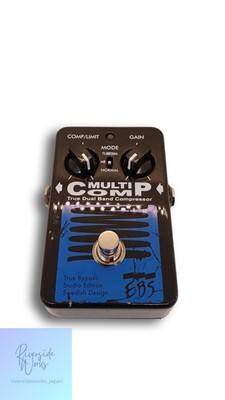 EBS MULTICOMP Effektpedal-Kompressor für Gitarre und Bass JP
