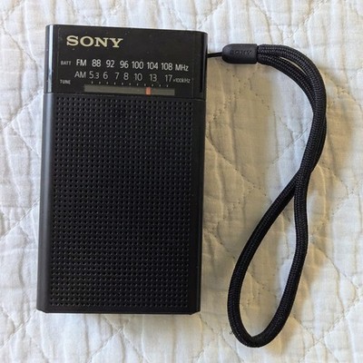 Sony AM/FM Handheld Radio Model ICF-P27 Tested 