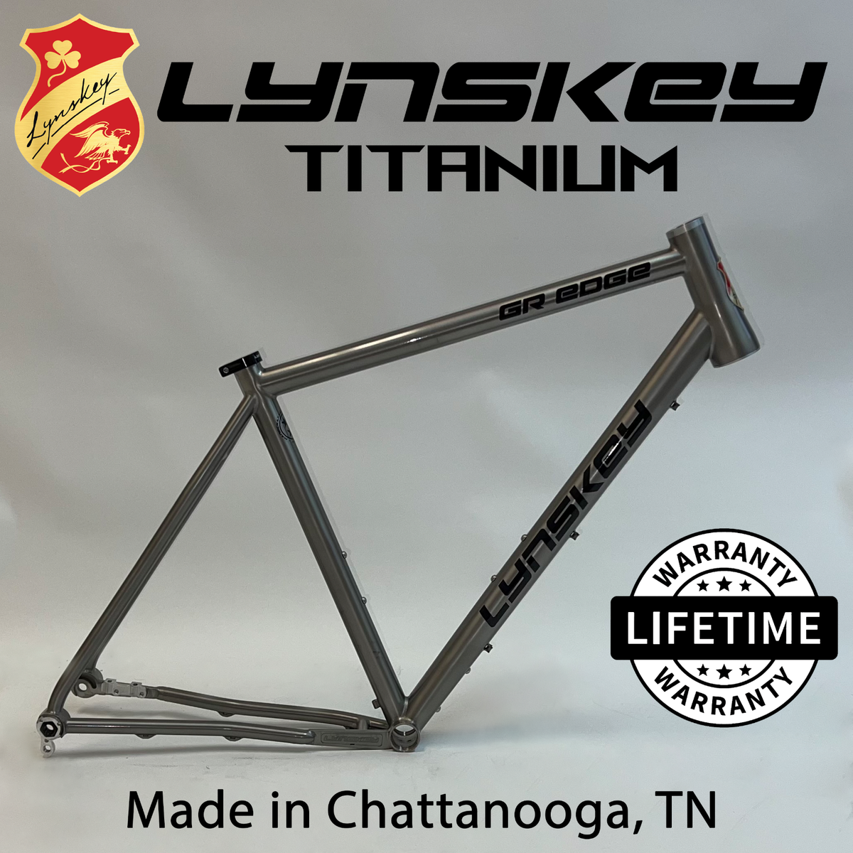 Titanium Gravel Bike Frame – Lynskey GR Edge Frameset or